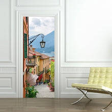 Load image into Gallery viewer, 3D Beautiful Landscape Door Sticker For Living Room Bedroom DIY PVC Self Adhesive Wallpaper Waterproof Mural Decals deursticker
